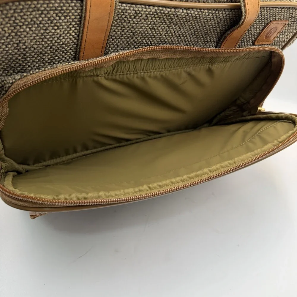 Hartmann Tweed & Belting Leather Carry-On Overnight Shoulder Bag NO STRAP